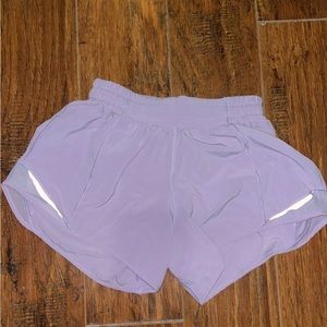 lululemon purple hotty hot shorts